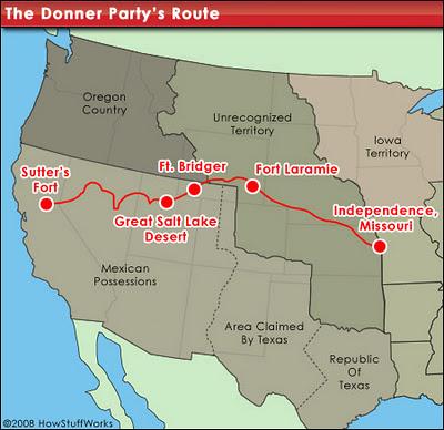 donner party cannibalismo