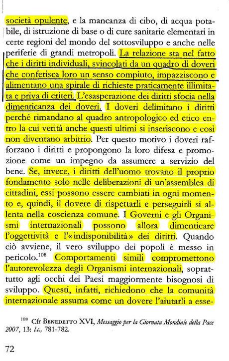 SS Benedictus XVI Caritas in Veritate  2009 IT  p 072 Crisi epocale, crisi economica: Maledizione o Benedizione?