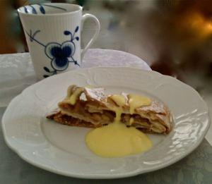 Strudel di mele e crema