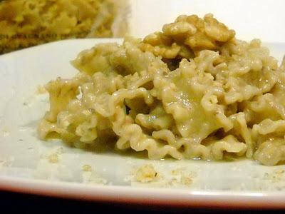 Mafalde con bagna cauda alle noci