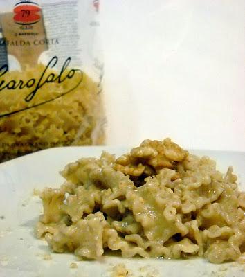 Mafalde con bagna cauda alle noci