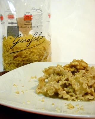 Mafalde con bagna cauda alle noci