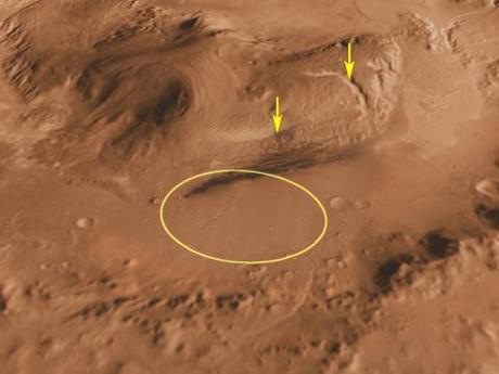 Il Cratere Gale, primo step per Curiosity