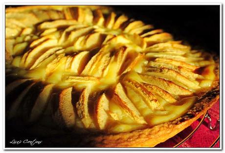 Crostata di mele cotogne e crema pasticcera