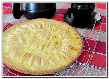 Crostata di mele cotogne e crema pasticcera