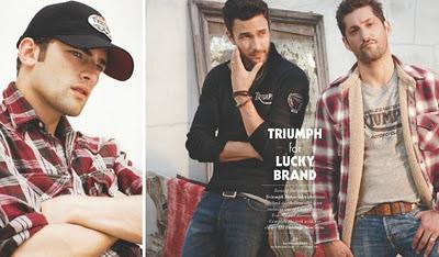 Noah Mills, Sean O’Pry & Tony Ward per Lucky Brand Holiday 2011