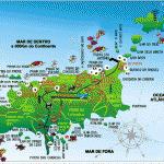Mappa Isola Fernando de Noronha