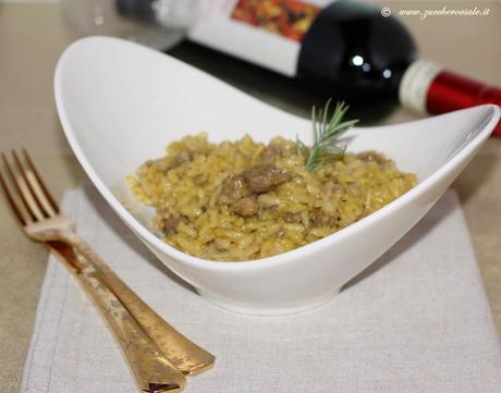 Risotto salsiccia e zafferano