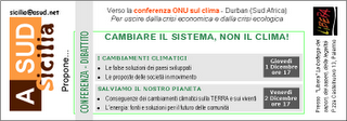 A SUD SICILIA: 2 giornate-dibattito sui CAMBIAMENTI CLIMATICI