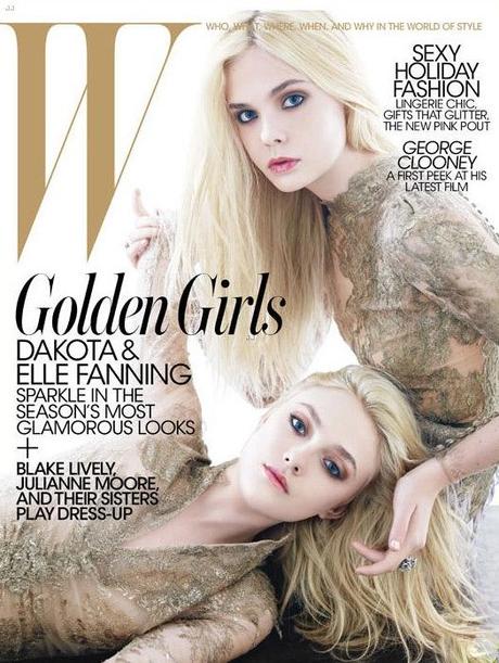 Cover Girl// Elle e Dakota Fanning on W Magazine