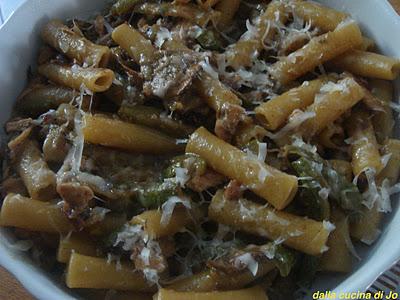 Pasta risottata con sugo di recupero