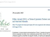 Ethic Award 2011, Terna, Flavio Cattaneo premio Futuro sostenibile Mondo