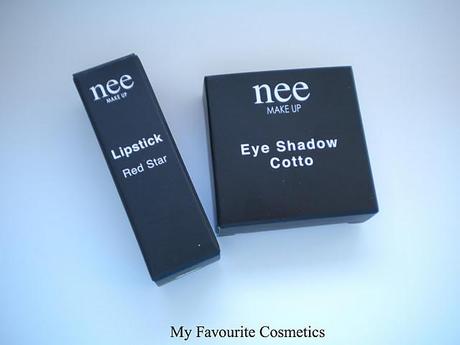 Swatches e Rewiew Nee Make Up, Lipstick Red Star 143 e Eye Shadow Cotto 820
