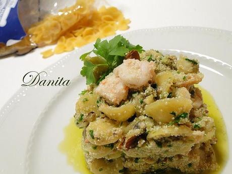 Orecchiette alle uova di sarago e pesto di prezzemolo