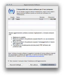 Apple aggiorna Safari