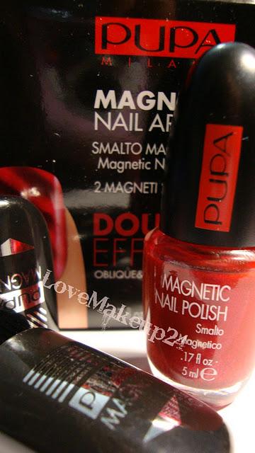 Pupa: Magnetic Nail Kit in Red