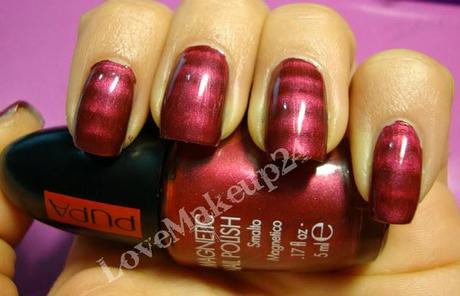 Pupa: Magnetic Nail Kit in Red