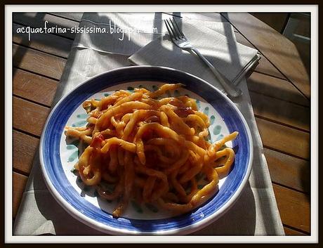 ...gli gnocchi di Carpineto Romano...e l'altra mia grande passione...