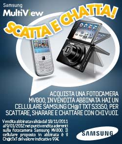 Promozione Natalizia ‘Scatta e Chatta’ con Samsung