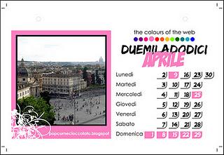 Give Away Razzi Umani : IL CALENDARIO!