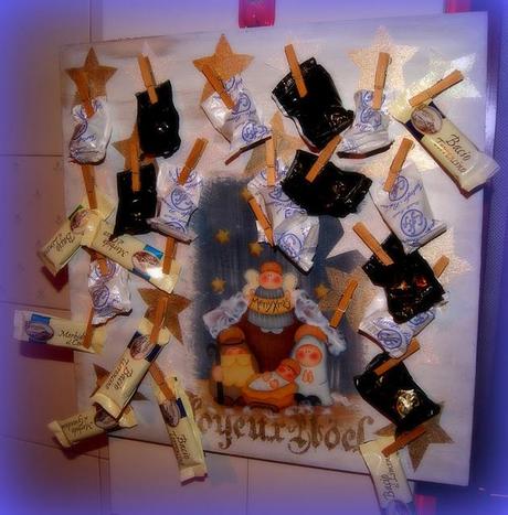 COME REALIZZARE UN CALENDARIO DELL'AVVENTO IN STILE COUNTRY - SHABBY