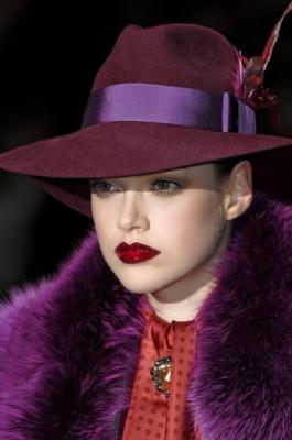 Gucci, i cappelli dell'Inverno 2011 2012