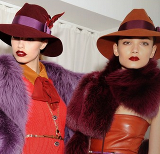 Gucci, i cappelli dell'Inverno 2011 2012