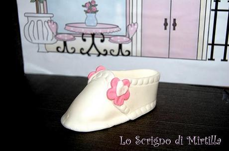 Scarpe da Bebè in pasta di zucchero