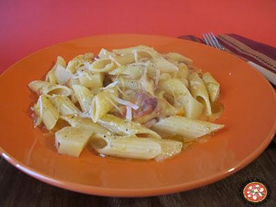 Penne risottate con patate e provola