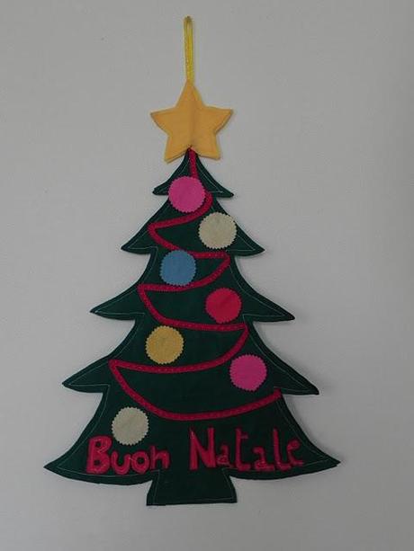 Lavoretti In Feltro Di Natale.Lavoretti Di Natale Un Albero Di Feltro Paperblog