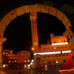 siena di notte meravigliosa piazza del campo