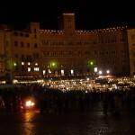 Mercato antico Siena di notte