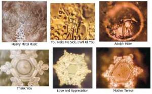 masaru emoto cristalli confronto