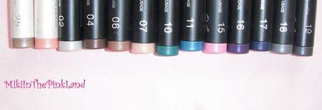 I miei LongLasting Stick Eyeshadow Kiko