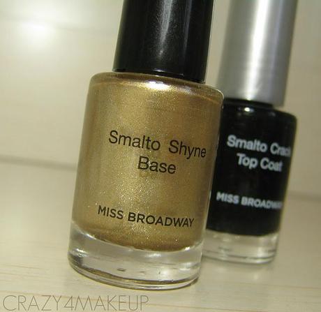 Review & Swatches MISS BROADWAY Smalti Crack & Shine – Double Effect Limited Edition