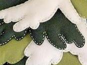 Cucito creativo: nuovo alberello Natale panno