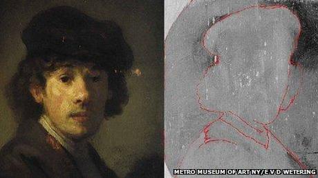 Sotto un celebre dipinto, scoperto un autoritratto incompiuto di Rembrandt