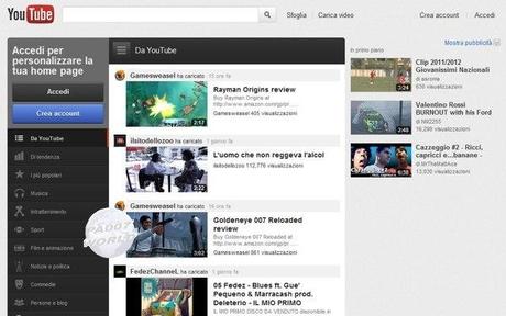 YouTube: nuovo look e più social