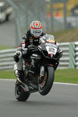 Arai shield J.Brookes Brands Hatch 2011