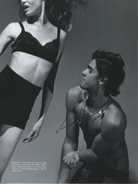 Marlon Teixeira Su Vogue Spagna by Bruce Weber