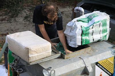 l'idrosemina della scarpata a Pierino