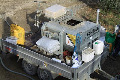 l'idrosemina della scarpata a Pierino