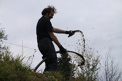 l'idrosemina della scarpata a Pierino