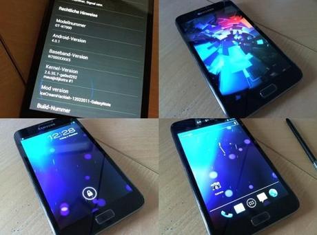 Ice Cream Sandwich per Galaxy Note : CyanogenMod 9 ver. Alpha