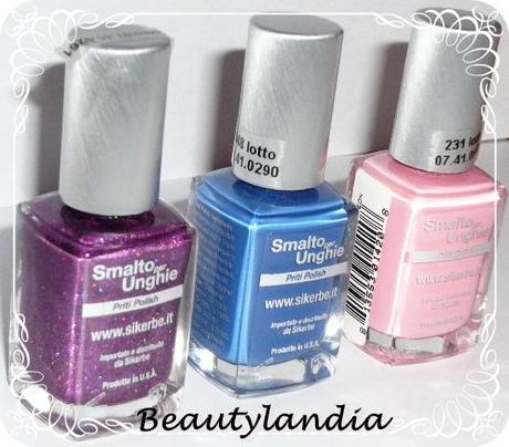 Smalti eco friendly  PritiNyc SIKERBE