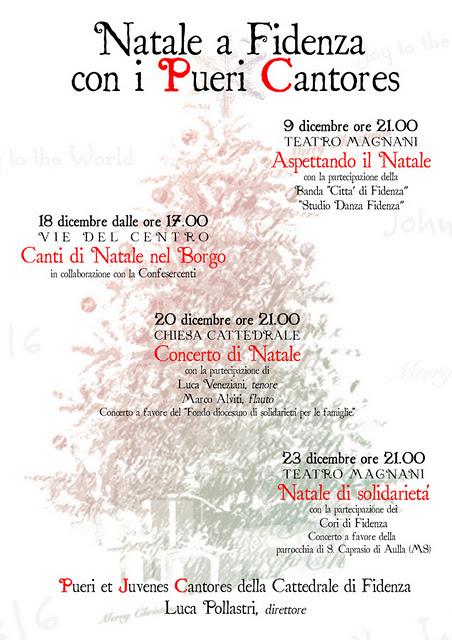 Concerti di Natale dei Pueri et Juvenes Cantores