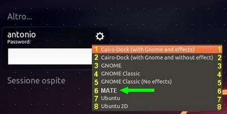 Ubuntu 11.10 login con MATE