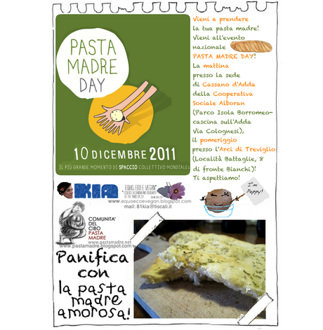 Pasta Madre Day 2011- Panifica con Peppy, la pasta madre amorosa!