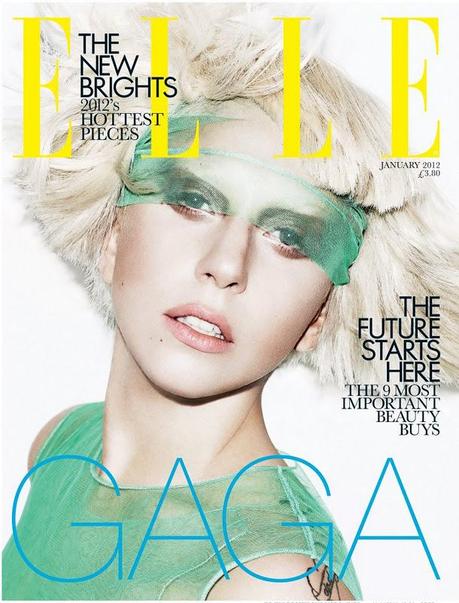 Lady Gaga for ELLE UK, January 2012 Issue