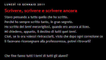 [Un post compilativo] La luce negli occhi (mi fa fastidio)